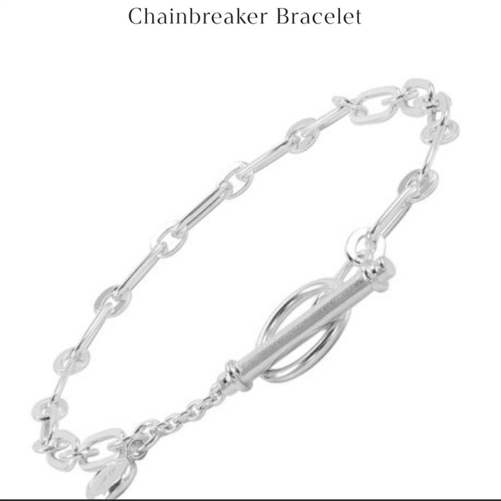 Silpada Silver Chainbreaker Bracelet